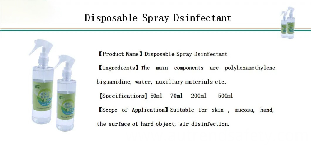 99.9 Sterilization Rate Wash Free Disinfectant 500ml Prevention